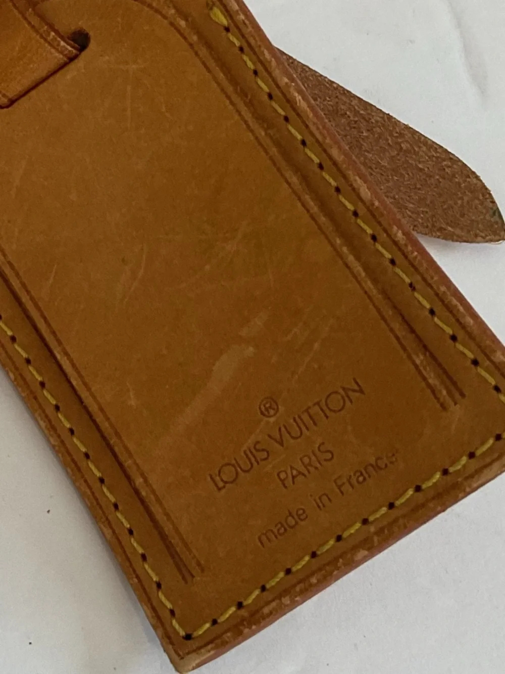 Louis Vuitton Vachetta  Leather Luggage Tag with Strap